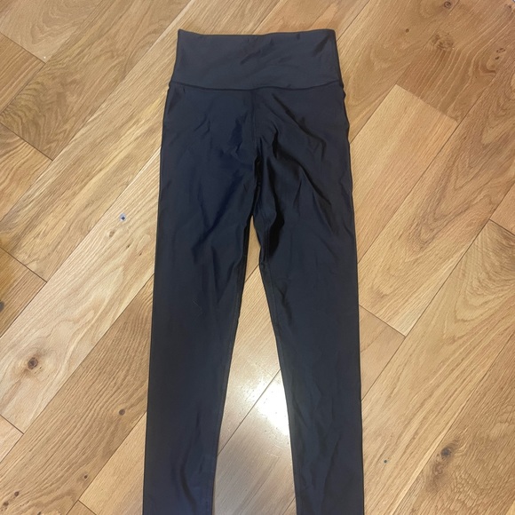 TNA Pants - TNA Shiny Black Leggings